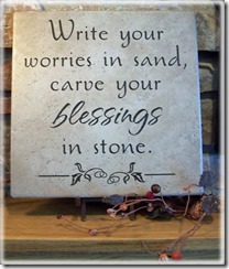 worries in sand